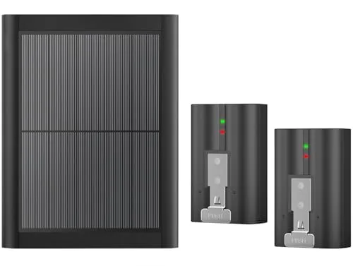 Yuelan Combo Batería de Repuesto + Panel Solar 5W